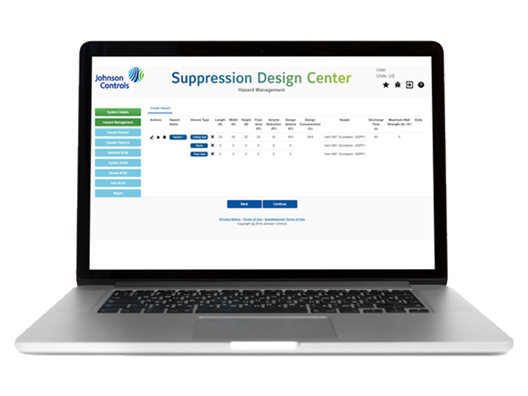 suppression design center