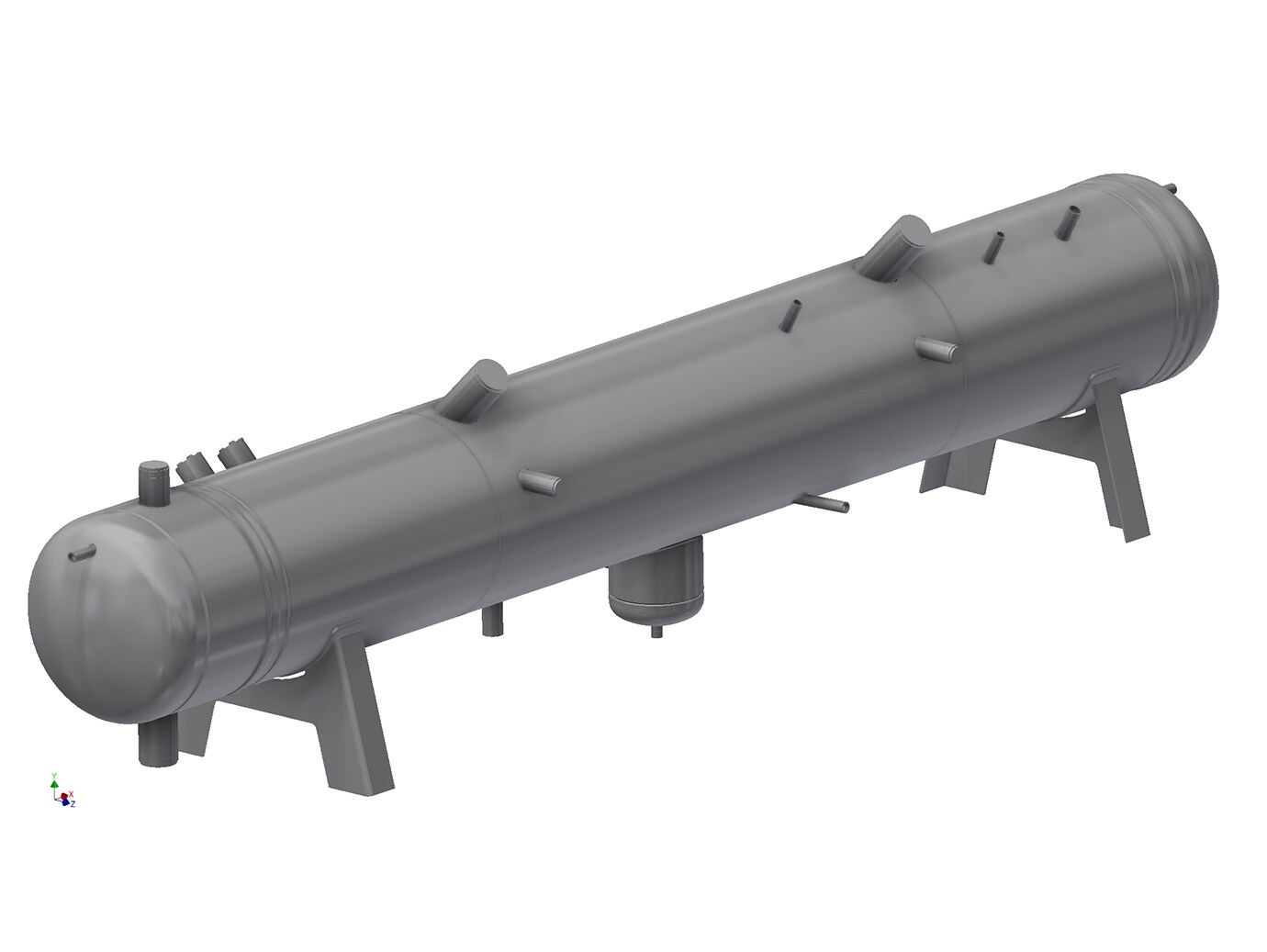 Sabroe cascade heat exchanger