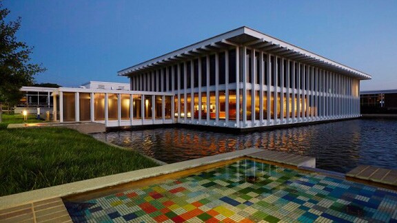View of Johnson controls building