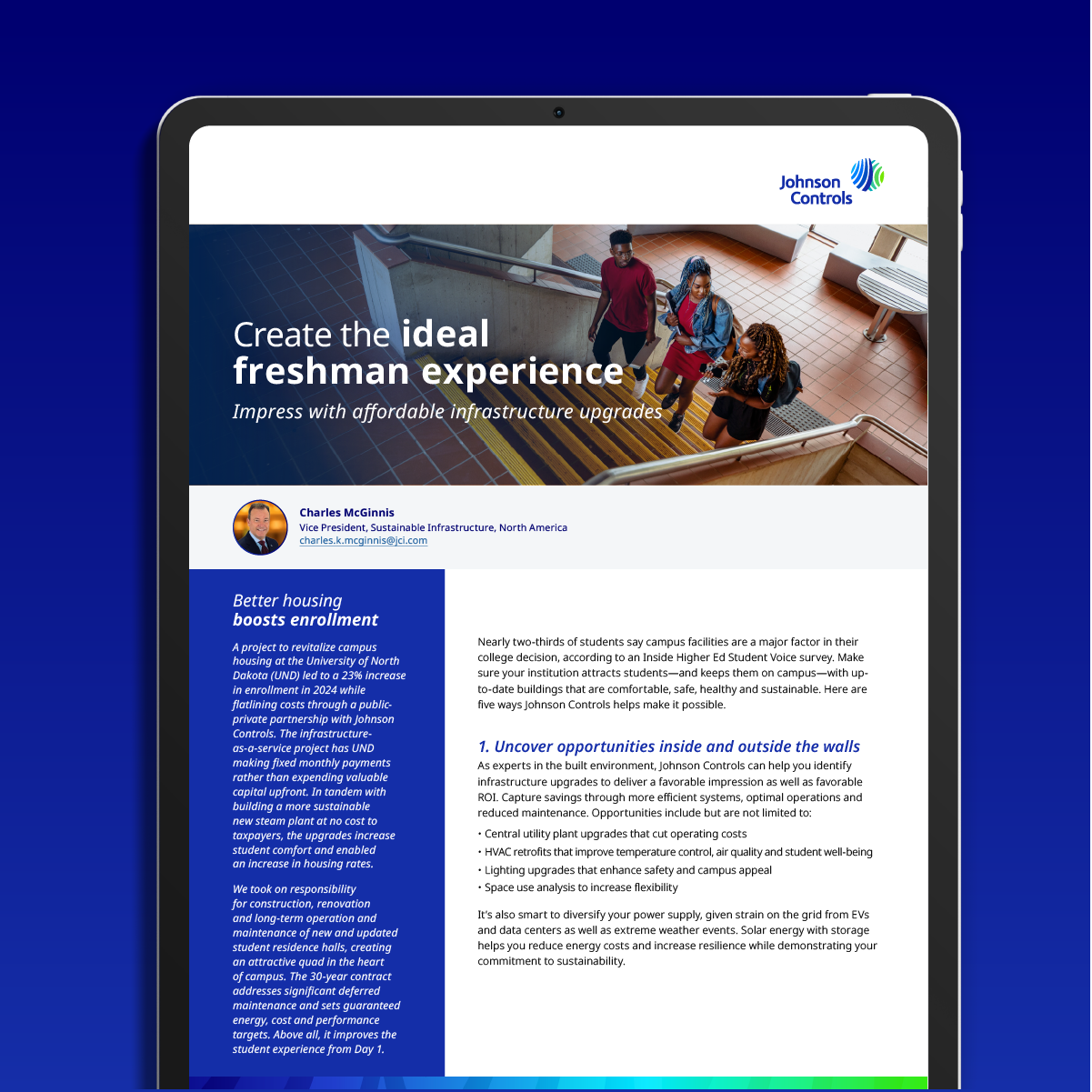 What does the ideal freshman experience look like?