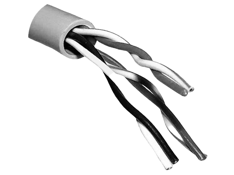 Grey multiconductor wire cables